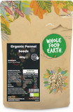 Wholefood Earth Organic Fennel Seeds 250 g | GMO Free | Certified Organic