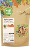 Wholefood Earth Plain Toasted Wheat Flakes 2 kg | GMO Free | High Fibre | Source of Protein