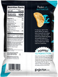 Popchips Potato Chips, Sea Salt & Vinegar Potato Chips, Single Serve Bags (0.8 oz), Gluten Free, Low Fat, No Artificial Flavoring (Pack of 24)