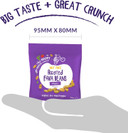 The Happy Snack Company Roasted Fava Beans, Pizza Flavour, Lunchbox Friendly Healthy Snacks, Vegan, High Protein, Low Sugar, Nut and Gluten Free, School Snacks,15g Portion, Trial Pack of 4