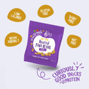 The Happy Snack Company Roasted Fava Beans, Pizza Flavour, Lunchbox Friendly Healthy Snacks, Vegan, High Protein, Low Sugar, Nut and Gluten Free, School Snacks,15g Portion, Trial Pack of 4