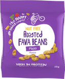 The Happy Snack Company Roasted Fava Beans, Pizza Flavour Healthy Snack, Lunchbox Friendly, High Protein, Low Sugar, Nut and Gluten Free, Vegan, School Snacks,15g Portion, Pack of 30