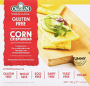 ORGRAN - Gluten Free Toasted Corn Crispbread 125g (Pack of 3)