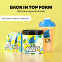 HOLY Hydration White Peach | 50 portions with Valuable Electrolytes & Minerals | Hydration Drink | Vegan with 100% Natural Fruit Flavours (350g)