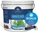 Worldwide Nutrition Madra Mor Mobility Dog Essentials Mud Bath | Dog Bath Spa Treatment for Dog Arthritis Pain Relief | Anti Itch for Dogs Wash for Dog Grooming | 7.5lb Pail w Multi Purpose Key Chain