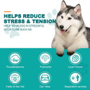 HUALIJIA Calming Treats For Dogs, 110 Count Hemp Calming Chews for Dogs - Reduce Stress Relief, Separation, Barking, Fireworks, Thunderstorms - 100% Natural Ingredients Dogs Calming Treats (Duck)