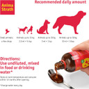 Anima-Strath Dog Vitamins and Supplements for Food, with 61 Nutrients, Vitamins & Minerals for Dogs & Cats, Herbal Yeast for Immune System & Digestive Care, Amino Acids & Prebiotic Qualities (100 ml)