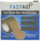 Fastaid 4484 Zinc Oxide Non-Stretch Tape 5cm x 5m