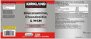 Kirkland Signature Glucosamine, Chondroitin & MSM, 220 Tablets  Triple Action Formula for Joint Health, Flexibility & Mobility Support