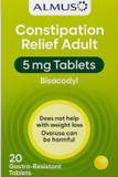 20 Constipation Relief Adult Tablets, 5mg Gastro-Resistant Fast Acting