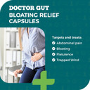 Doctor Gut Bloating Relief Capsules, 15 Caps - Stomach Pain Relief, Bloating Relief, Trapped Wind & Gas Relief - Drug-Free, Natural Clay, Expels Harmful Causes of Gas & Flatulence