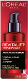 L'Oreal Paris Revitalift Triple Power Anti-Aging Concentrated Face Serum, Hyaluronic Acid And Pro-Xylane, Reduces Wrinkles 1 Oz