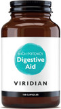 Viridian - High Potency Digestive Aid, 150 Caps | Broad-Spectrum Enzymes with Betaine HCl, Ginger & Peppermint | Gut Health & Nutrient Absorption | Vegan & Kosher | Nutritionist Formulated