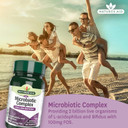 Natures Aid Microbiotic Complex  Digestive Friendly Bacteria Supplement Gut Health Support  High Strength Lactobacillus Acidophilus  Vegan, Vegetarian, Non-GMO, Gluten Free - 60 Capsules