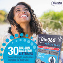 Natures Aid Bio360 Pro-30 Max  30 Billion CFU Probiotic  Supports Gut Health, Immunity & Digestion  Vegan, Gluten-Free, Non-GMO, High Strength Live Cultures for Gut Digestion Health - 30 Capsules Natures Aid Bio360 Pro-30 Max  30 Billion CFU Probiotic  Supports Gut Health, Immunity & Digestion  Vegan, Gluten-Free, Non-GMO, High Strength Live Cultures for Gut Digestion Health - 30 Capsules