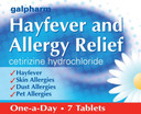 Galpharm Cetirizine Hayfever and Allergy Relief Tablets - Pack of 7