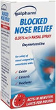 Galpharm Blocked Nose Relief Spray for Relief of Nasal Congestion by colds, Catarrh or hay-Fever