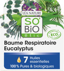SO'BiO étic Organic Eucalyptus Respiratory Balm, 50 ml, Lot of 4
