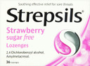 6 x Strepsils Strawberry S/F 36