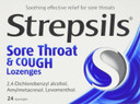 Strepsils Sore Throat And Cough Lozenges - 24 Lozenges
