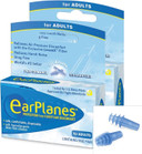 Earplanes Adult (12 Years+) Blue Silicone Earplug (2 Pairs)