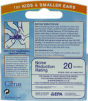 EarPlanes Original Earplugs for Children/Smaller Ears, Pressure Filtering Protection for Airplane Travel (1 Pair) (Pack of 2)
