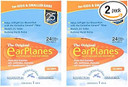 EarPlanes Original Earplugs for Children/Smaller Ears, Pressure Filtering Protection for Airplane Travel (1 Pair) (Pack of 2)