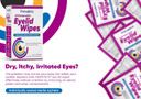 Puroptics Eyelid Wipes | Suitable for use with Sensitive Eyes, Dry Eyes, Blepharitis & MGD | Detergent and Preservative Free | 20 Individually Wrapped Eyelid Cleansing Wipes (1)