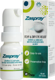 Allergy Season Eye Care Bundle - Blephagel Daily Eyelid Cleansing Gel, Gentle Cleanser for Sensitive Eyelids, 30g & Zaspray Dry Eye Relief Spray, Soothes and Hydrates Itchy, Red Eyes, 10ml