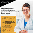 The Eye Doctor Eyelid Wipes x 40 - Suitable for use with Blepharitis, Dry Eyes, Sensitive Eyes & MGD - 40 x Biodegradable Eyelid Cleaning Wipes - Detergent and Preservative Free