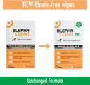 80 Blephaclean PF Daily Eyelid Wipes - Gentle Cleansing for Eyelids and Skin Around the Eyes | Suitable for Babies (over 3 months old), Children and Adults | 20 Sterile Plastic-Free Wipes x 4 packs 80 Blephaclean PF Daily Eyelid Wipes - Gentle Cleansing for Eyelids and Skin Around the Eyes | Suitable for Babies (over 3 months old), Children and Adults | 20 Sterile Plastic-Free Wipes x 4 packs