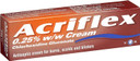 Acriflex Antiseptic Burns Cream, Effective Relief from Minor Burns and Scalds, Scratches, Cuts, Abrasions, Sunburn Blisters and Infected Cracked Skin, Non-Sticky, 1 x 30g
