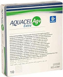 Aquacel AG Extra Silver Hydrofiber Wound Dressings 10cm x 10cm x 10 4"x4" 420675