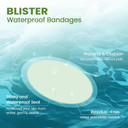 24 Pieces Blister Plasters for Feet - Hydrocolloid Plasters, Blister Plaster, Blister Cushions, Blister Bandages, Blister Prevention, Foot Treatment, Heal Fast (Bukihome Triangle Size)
