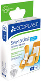 EcoPlast Sliver Protect - Set of Medical Woven Fabric plasters with Silver nonaparticles, Pack of 16