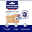 Hansaplast Universal 100 Pre-Cut Sterile Plasters, Water and Dust Resistant Dressings for The Whole Family