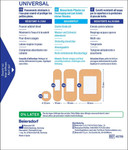 Hansaplast Universal 100 Pre-Cut Sterile Plasters, Water and Dust Resistant Dressings for The Whole Family