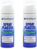 Healthpoint - Spray Plaster Transparent Film Graze Cuts - Alcohol Free - 40ml - Two Pack