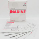 Inadine 5cm x 5cm x10 Non-Adherent Wound Dressings Povidone Iodine AntiMicrobial**G