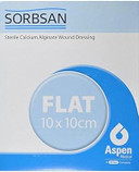 Sorbsan Flat Dressings 10cm x 20cm x 5 - Alginate Gel, Wounds, Ulcers, Diabetic