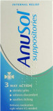2 x Anusol Suppositories 24 (3 Way action)