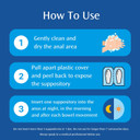 Anusol Suppositories  for Haemorrhoids & Related Conditions  Proven Formula Shrinks Piles, Relieves Discomfort & Soothes Itching  48-Pack