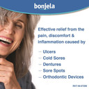 Bonjela Antiseptic Pain-Relieving Gel for Mouth Ulcer Treatment, Cold Sores, Dentures and Mouth Inflammation 15 g (Pack of 3)