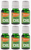 6 x Escenti 100% Essential Natural Antiseptic Tea Tree Oil Acne Bites Cold Sore 10ml