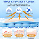 Silicone Scar Tape, Medical Grade Silicone Scar Sheets (1.6" x 75"-1.9M), Professional Scar Removal Treatment, Reusable Scar Tape for Healing Keloids, Surgeries Scars, C-Sections and Burns