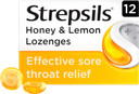 STREPSILS HONEY & LEMON 12'S