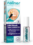 Nailner Fungal Nail Treatment Brush Extra Strong 5ml - 2in1 Treat & Prevent Toe Nail Fungus - Treat Antifungal Nail Infection - Clinically Tested & Fast Results