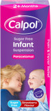Calpol Infant Suspension, Paracetamol Medication, For 2+ Months, Strawberry Flavour, 100ml