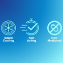 Deep Freeze, Pain Relief Glide On Gel, 50 gram