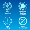 Deep Freeze, Pain Relief Glide On Gel, 50 gram